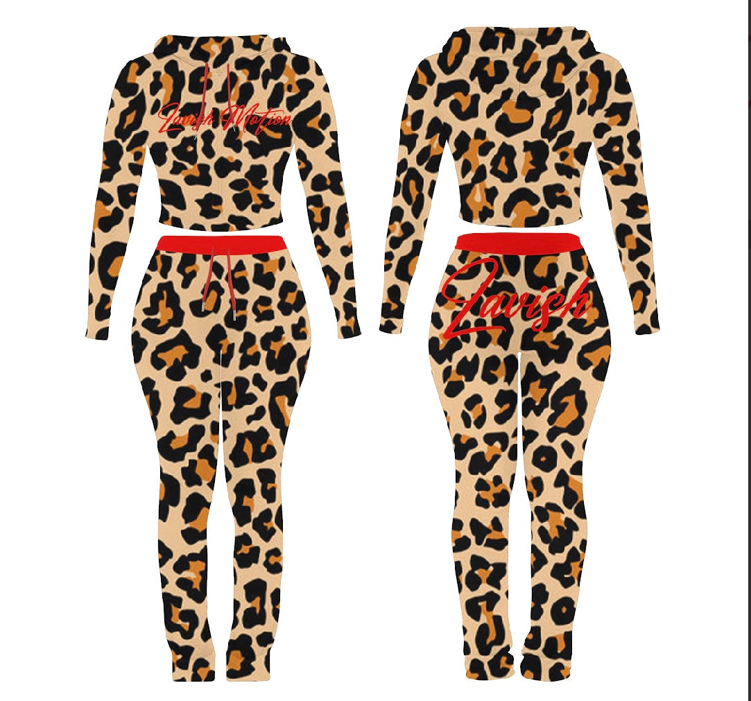 Lavish Motion “Red Cheetah” Set