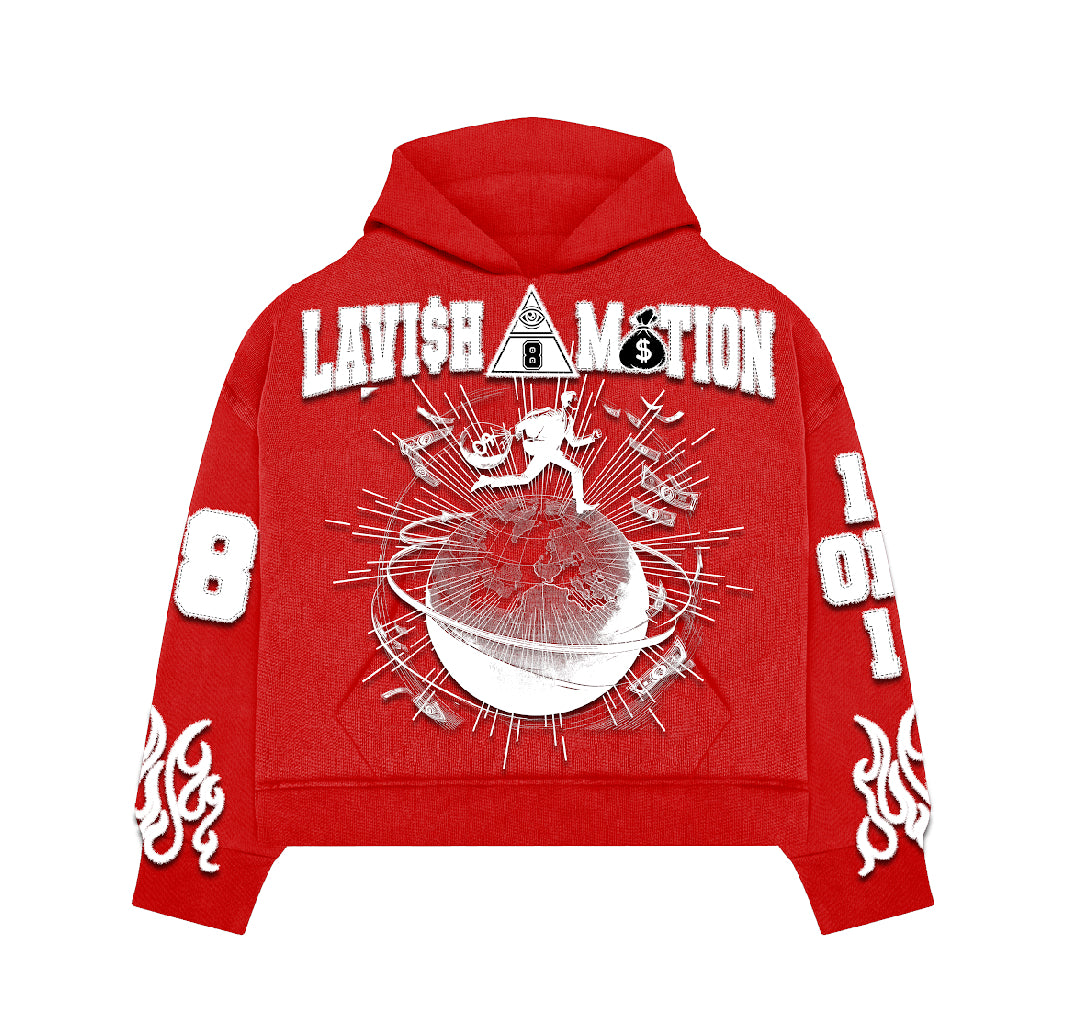 Red Lavish Motion “Globe runner” Set