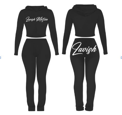 Black “Lavish Motion” Female Set