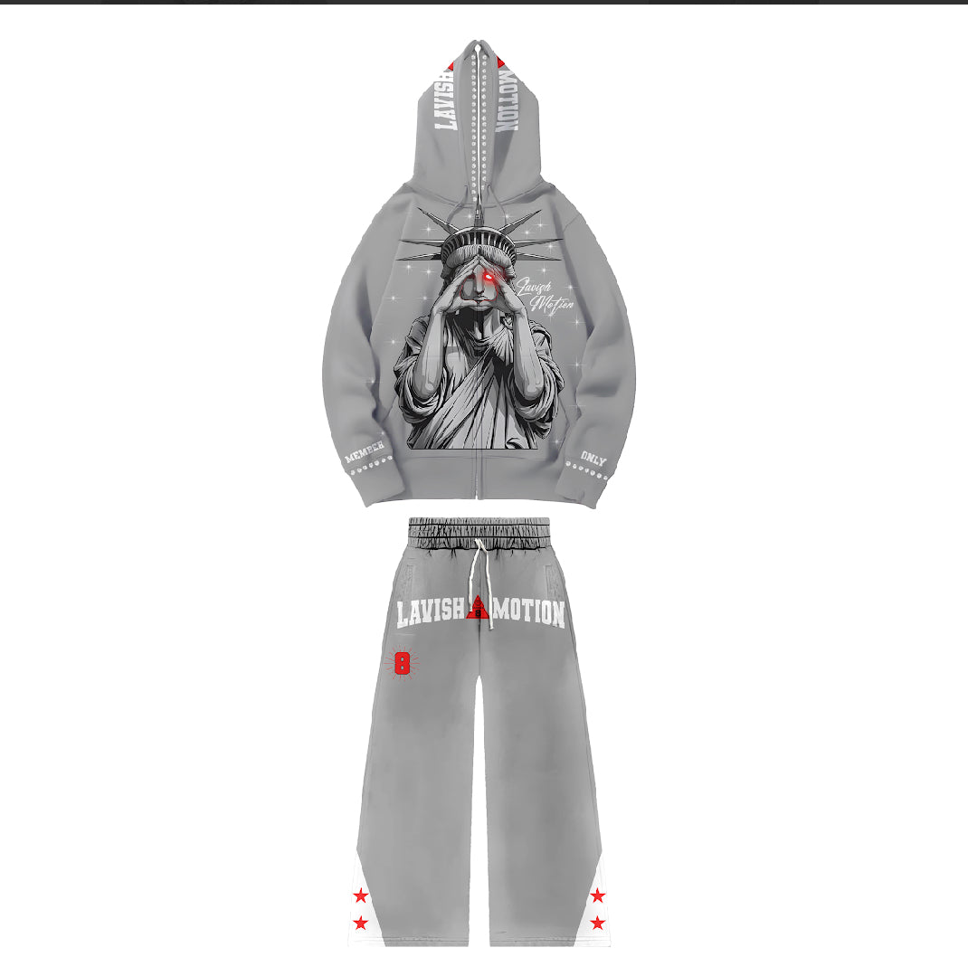 Gray Lavish Motion “Liberty” Set